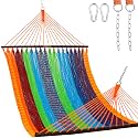 Lazy Daze 2 Person Caribbean Rope Hammock, Handwoven Double Hammock