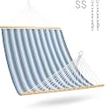 Lazy Daze Double Textliene Quick Dry Hammock with Spreader Bar for Outdoor