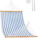 Lazy Daze Double Textliene Quick Dry Hammock with Spreader Bar for Outdoor