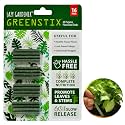 Lazy Gardener GreenStix Plant Food | Natural Magic Fertilizer Sticks for Indoor &amp; Outdoor Use | Organic Slow-Release Nutrients for Pots &amp; Home Garden (Pack of 16)