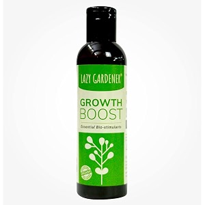 lazy gardener growth boost liquid fertilizer for plants  organic plant boost liquid  plant growth booster liquid for indoor amp outdoor home garden  liquid fertilizer for all plants 200ml