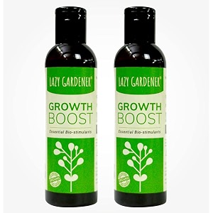 lazy gardener growth boost liquid fertilizer  liquid fertilizer for home garden plants  growth booster for home gardening plantflowering plants 400 ml
