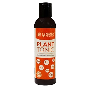 lazy gardener plant tonic liquid fertilizer for plants indoor outdoor  plant tonic liquid fertlizer essential micro-nutrients for plant home gardens 200 ml