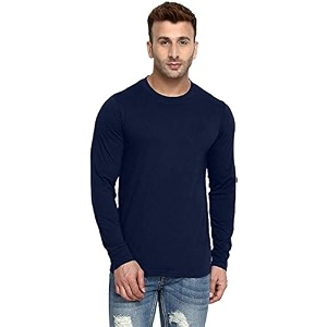 LAZYCHUNKS Mens Cotton Full Sleeve T-Shirt