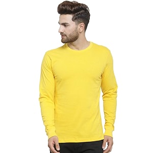 LAZYCHUNKS Mens Cotton Full Sleeve T-Shirt