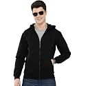 LAZYCHUNKS Regular Fit Men39s Solid Fleece Hoodie