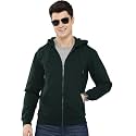 LAZYCHUNKS Regular Fit Men39s Solid Fleece Hoodie
