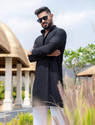 Lazzly Men Printed, Chikan Embroidery Straight Kurta