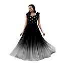 LAZZLY Women39s Georgette Ankle Length Dual Shaded