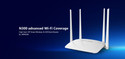 LB-LINK BL-WR450H 4G Router 2.4 GHz 300 Mbps Wifi Speed Dual Band Internal & External Antenna Access Point Mode (White)
