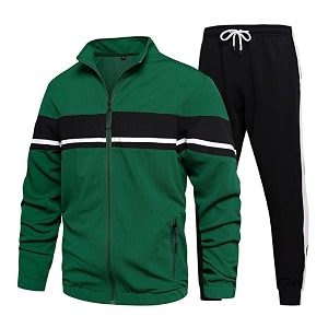 lbl leading the better life men39s sweat suit 2 piece outfit casual contrast sports jogging tracksuits set