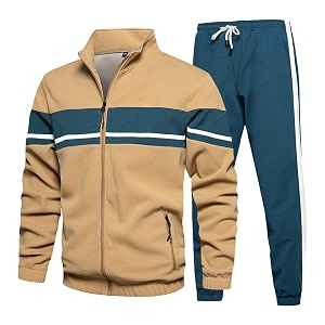lbl leading the better life men39s sweat suit 2 piece outfit casual contrast sports jogging tracksuits set
