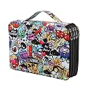 200 Slots Colored Pencil Case Organizer, 4 Layer Bag