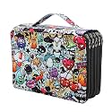 250 Slots Colored Pencil Case Organizer, 5 Layer Bag