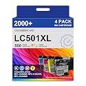 SRITE LC501XL LC501 Ink Cartridges for MFC-J1360DW MFC-J1410DW Printer