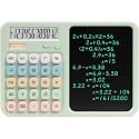 LCD Writing Tablet with Calculator, 12-Digit Desktop Calculator & Reusable Writing Pad, Battery Operated Electronic Memo Pad for Office, School, Home, Students & Kids (Mint Green)(with Big Tablet)