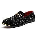 LCQL Men's Luxury Velvet Penny Loafer Shoes Noble Slip-on Suede Loafers Smoking Slippers Plus Size 7-13