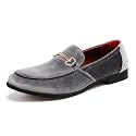 LCQL Men's Luxury Velvet Penny Loafer Shoes Noble Slip-on Suede Loafers Smoking Slippers Plus Size 7-13