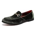 LCQL Men's Luxury Velvet Penny Loafer Shoes Noble Slip-on Suede Loafers Smoking Slippers Plus Size 7-13