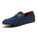 LCQL Men's Luxury Velvet Penny Loafer Shoes Noble Slip-on Suede Loafers Smoking Slippers Plus Size 7-13