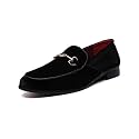 LCQL Men's Luxury Velvet Penny Loafer Shoes Noble Slip-on Suede Loafers Smoking Slippers Plus Size 7-13