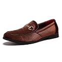 LCQL Men's Luxury Velvet Penny Loafer Shoes Noble Slip-on Suede Loafers Smoking Slippers Plus Size 7-13