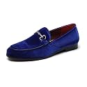 LCQL Men's Luxury Velvet Penny Loafer Shoes Noble Slip-on Suede Loafers Smoking Slippers Plus Size 7-13