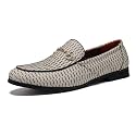 LCQL Men's Luxury Velvet Penny Loafer Shoes Noble Slip-on Suede Loafers Smoking Slippers Plus Size 7-13