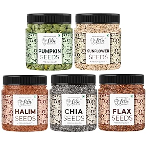 lila dry fruits seeds combo pack chia flax halim pumpkin sunflower seeds 1kg