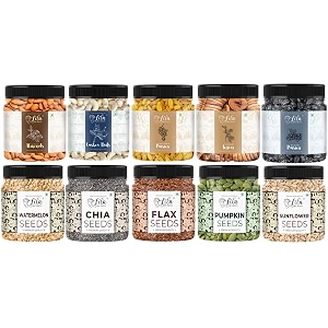 ldf green cardamom 200 grams premium gifting combo dry fruits and seeds mix 10 in 1 100g x 10