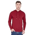 LE BOURGEOIS Men Solid Regular Fit Hooded