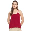 LE BOURGEOIS Women Solid Relaxed Fit Cami