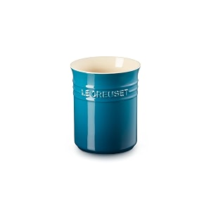 le creuset_classic 1l utensil crock deep teal