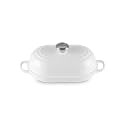 Le Creuset Enameled Cast Iron Oval Bread Oven, 11.5 inch, White