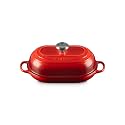 Le Creuset Enameled Cast Iron Oval Bread Oven, 11.5 inch, Cerise