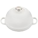 Le Creuset Enameled Cast Iron Round Bread Oven, 9.5 inch, White
