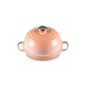 Le Creuset Enameled Cast Iron Round Bread Oven, 9.5 inch, Peche