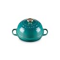 Le Creuset Enameled Cast Iron Round Bread Oven, 9.5 inch, Riviera