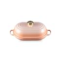 Le Creuset Enameled Cast Iron Oval Bread Oven, 11.5 inch, Peche