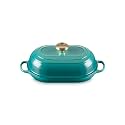 Le Creuset Enameled Cast Iron Oval Bread Oven, 11.5 inch, Riviera
