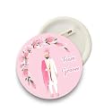 Le Delite Ladke wale Ladki Wale, Team Groom and Team Bride Glossy Finished Wedding Badges| Wedding Badges (Props)|Batches for family Wedding &amp; Reception Party