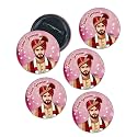 Le Delite Ladke wale Ladki Wale, Team Groom and Team Bride Glossy Finished Wedding Badges| Wedding Badges (Props)|Batches for family Wedding & Reception Party