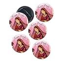 Le Delite Ladke wale Ladki Wale, Team Groom and Team Bride Glossy Finished Wedding Badges| Wedding Badges (Props)|Batches for family Wedding &amp; Reception Party