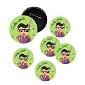 Le Delite Ladke wale Ladki Wale, Team Groom and Team Bride Glossy Finished Wedding Badges| Wedding Badges (Props)|Batches for family Wedding &amp; Reception Party