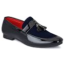LE GREEM Men39s Patent Leather Slip on