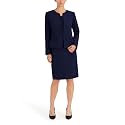 Le Suit Women's Cardigan-Style Blazer &amp; Sheath Dress, 2pc Set