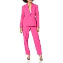 Le Suit Women's One Button Blazer & Pant, 2pc Set