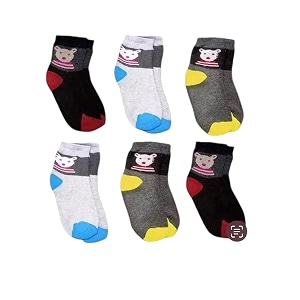 leacom kids warm woolen socks for kids winter ankle socks for kids baby boys and baby girls thick terry towel socks for kids multicolour