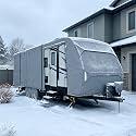 Leader Accessories Windproof 27-30 ft Travel Trailer RV Cover Extra Thick