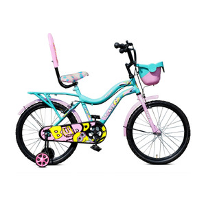 leader buddy 20t kids with training wheels for age group 5 to 9 years 20 t inch road cycle single speed green pink rigid